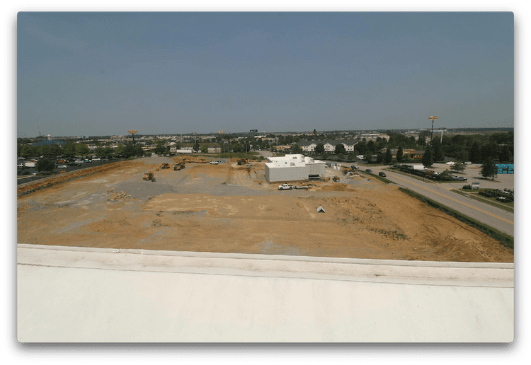 Construction Timelapse: Lexington KY Mixed Use Development Phase 2 | Pleasant Ridge Commons
